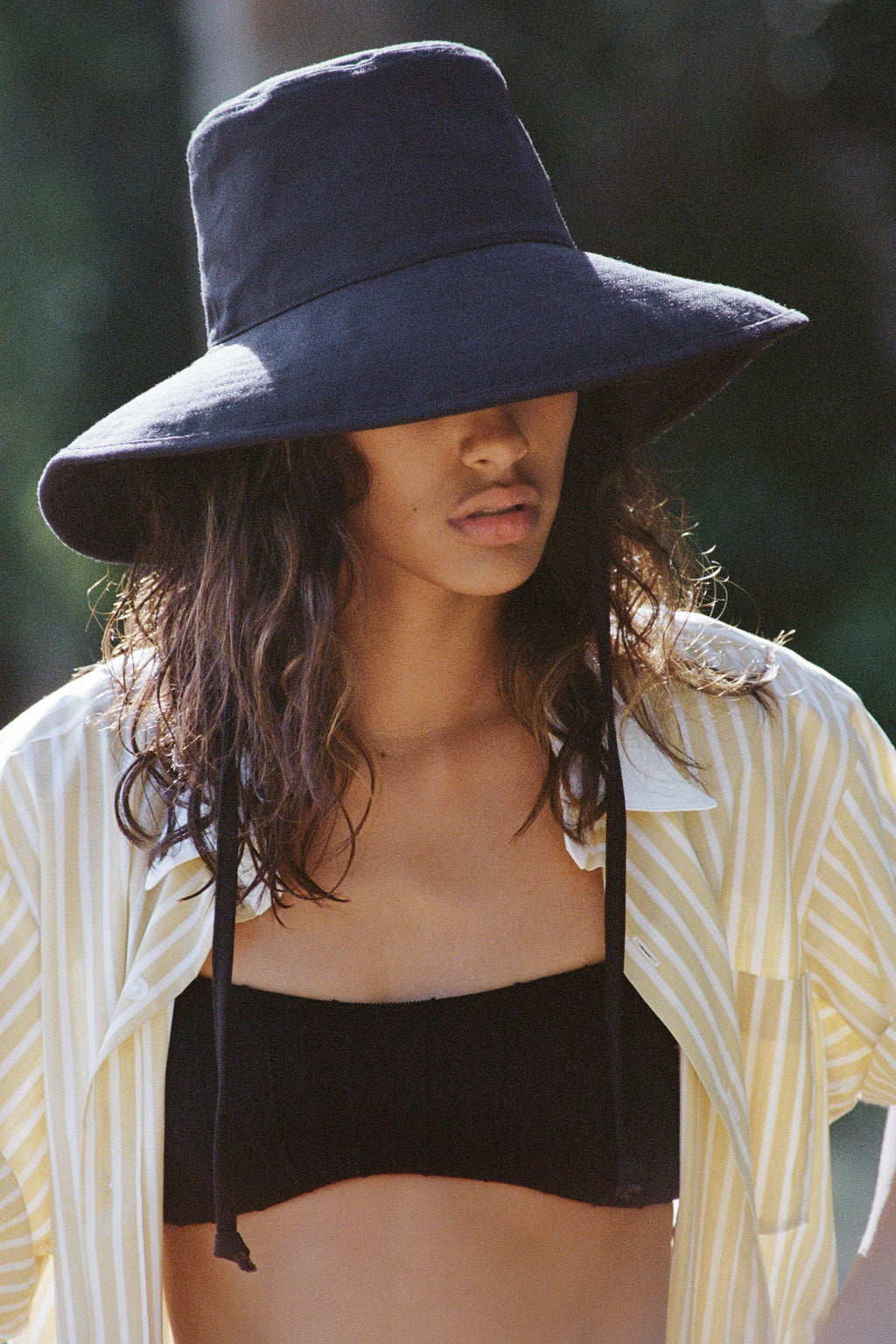Lack of Color Holiday Bucket hat in Black cotton canvas, view 5