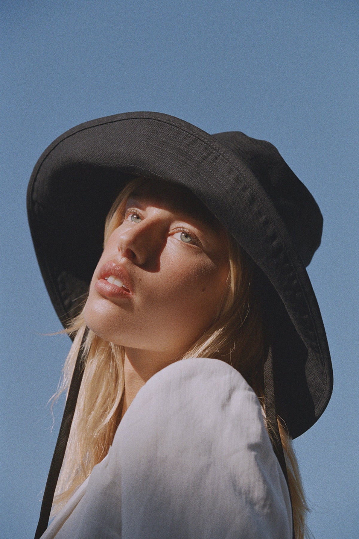 Lack of Color Holiday Bucket hat in Black cotton canvas, view 4
