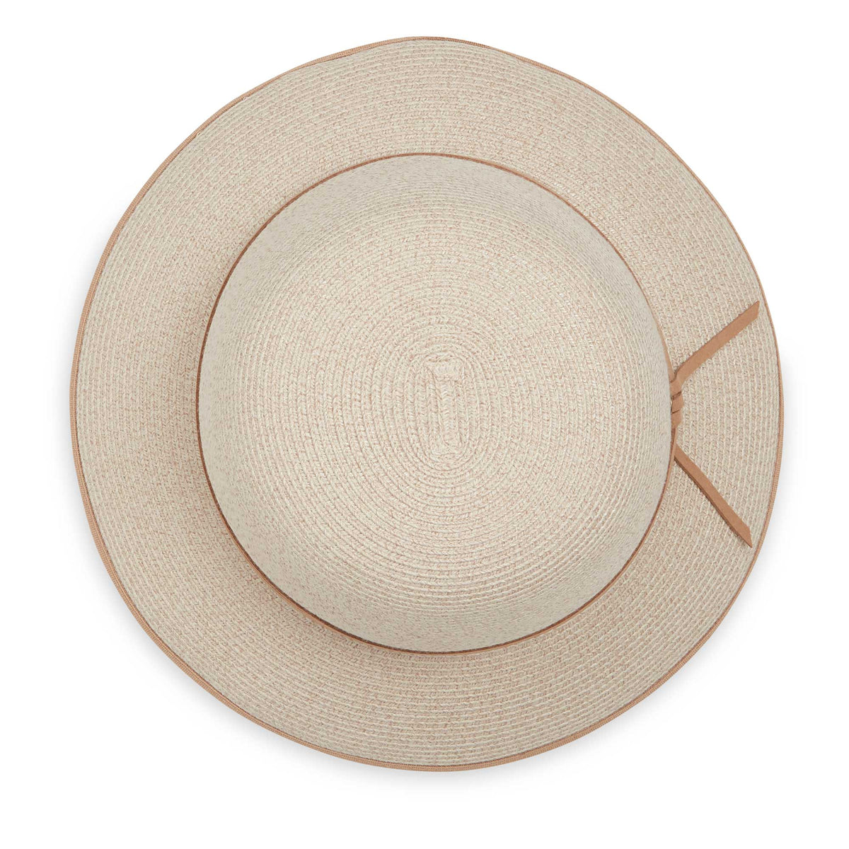 Wallaroo Lady Brett packable cloche hat in mixed camel, view 4