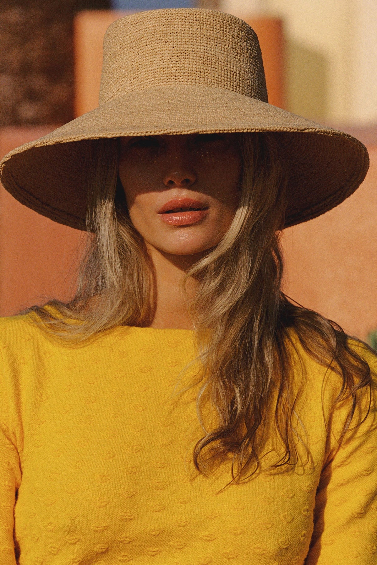 Lack of Color Paloma Raffia Sun Hat in Natural, view 2
