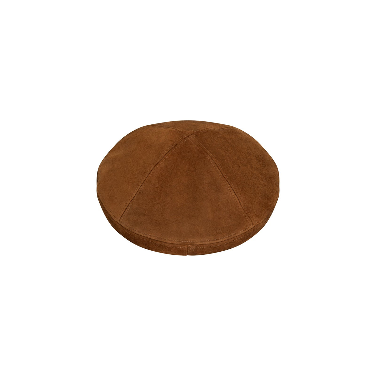 Lack of Color Priya Beret in Tobacco suede, view 1