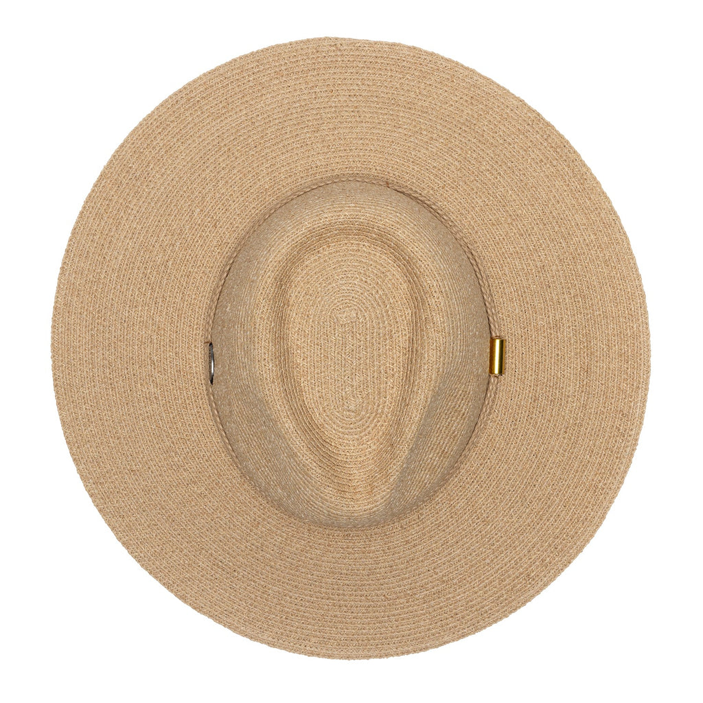 Wallaroo Somerset wide brim raffia sun hat in natural, view 5