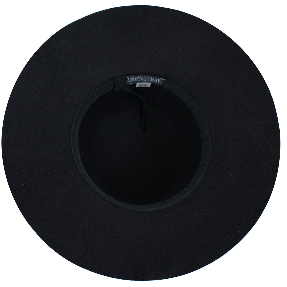 Head West wool floppy hat with round crown and faux suede band in black, view 2