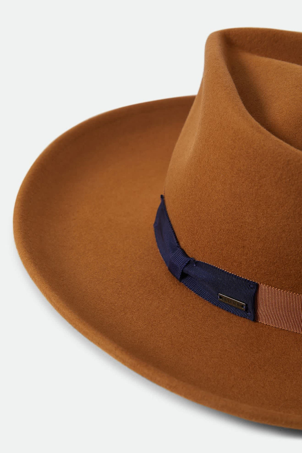 Brixton Monet Fedora in Washed Copper wool felt, view 4