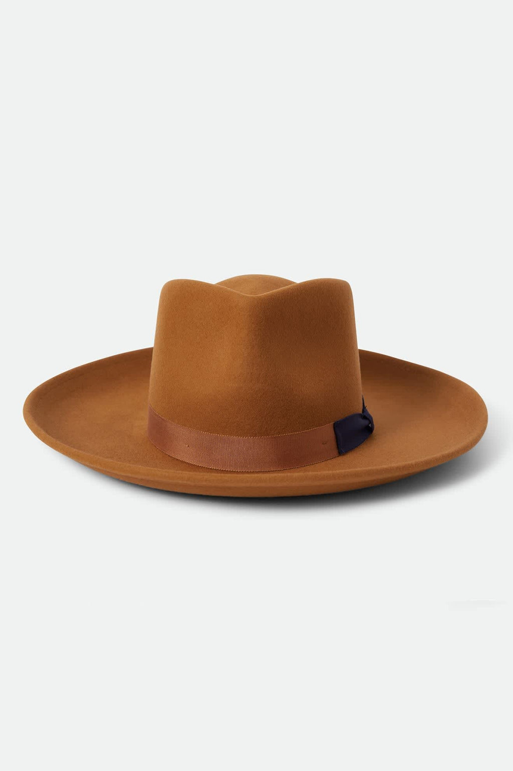 Brixton Monet Fedora in Washed Copper wool felt, view 2