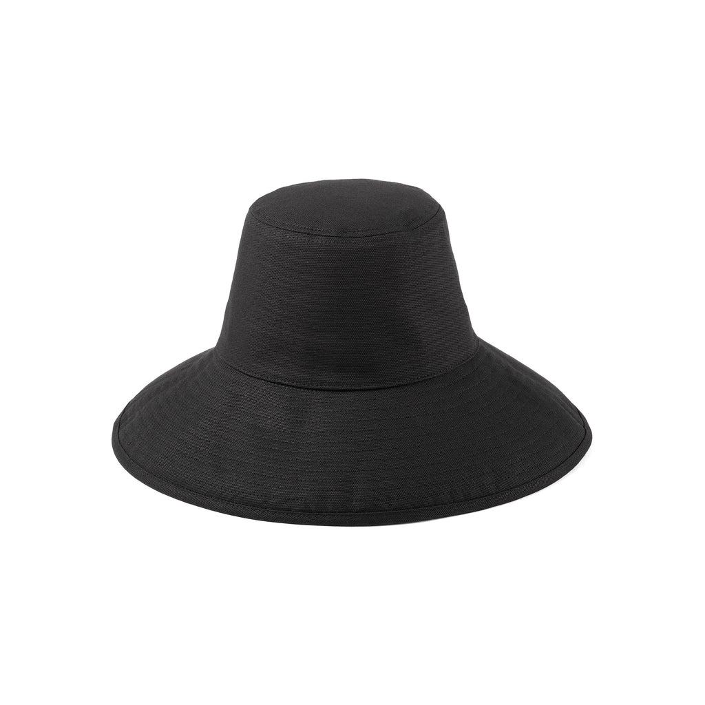 Lack of Color Holiday Bucket hat in Black cotton canvas, view 1