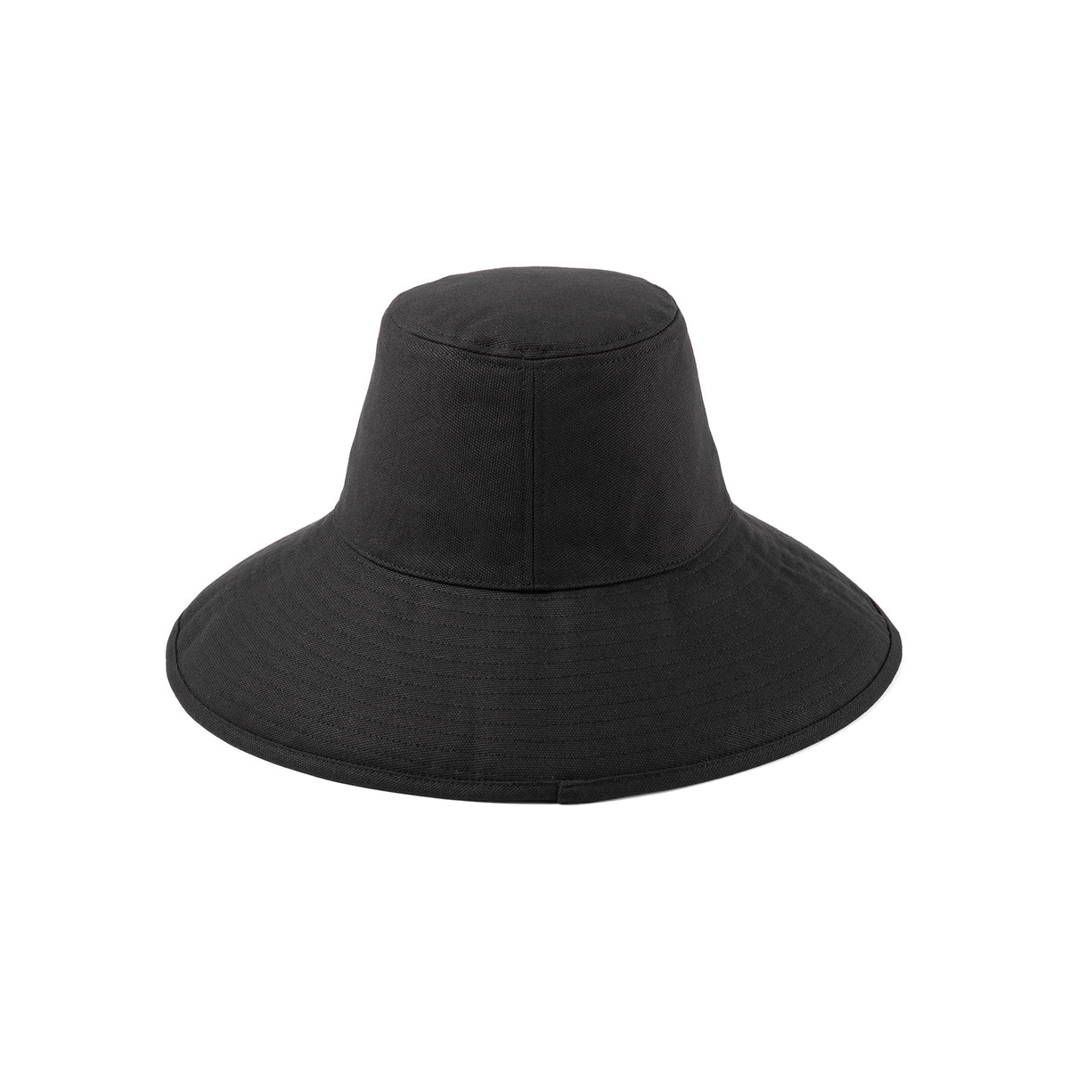 Lack of Color Holiday Bucket hat in Black cotton canvas, view 3