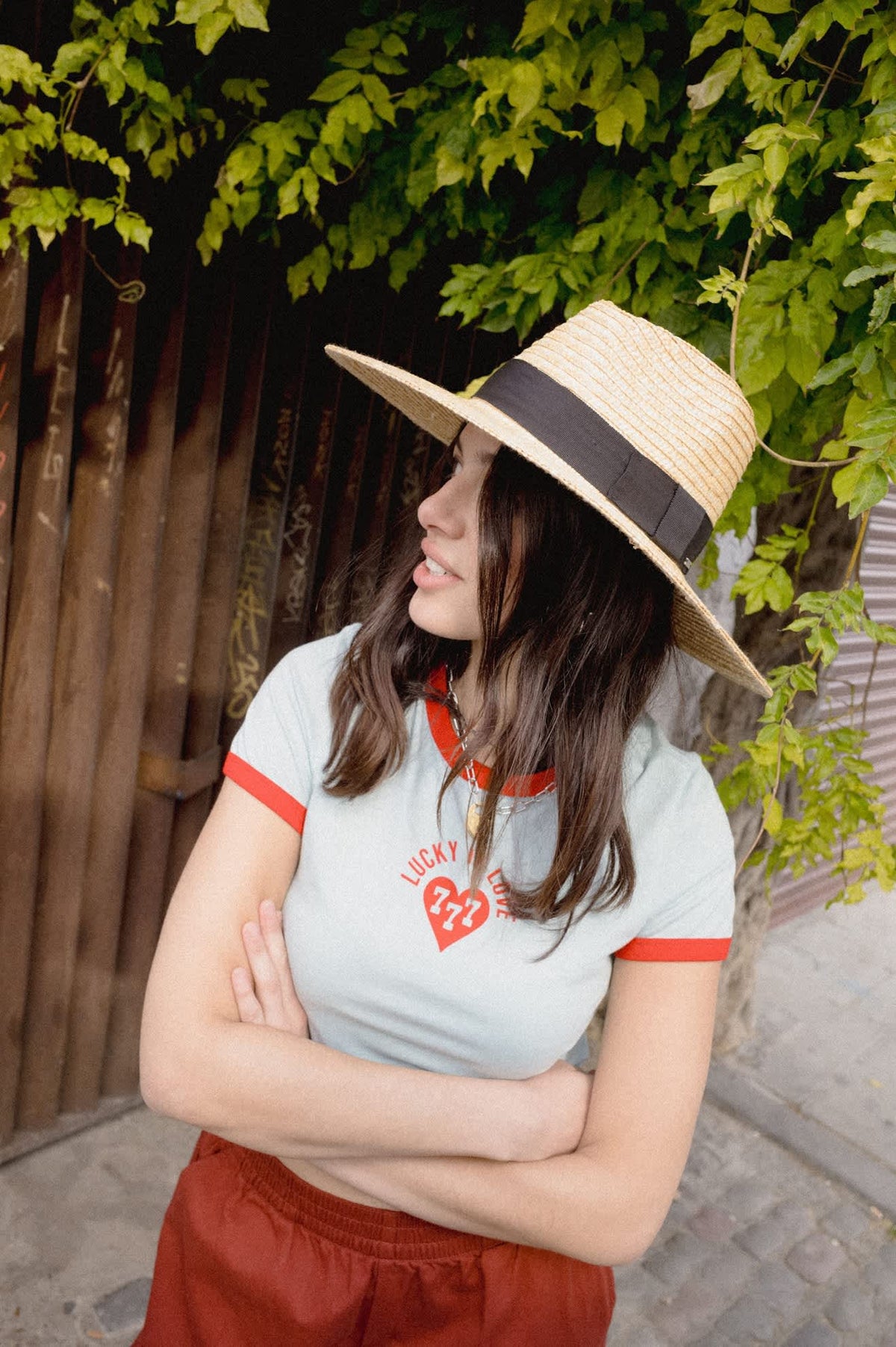 Brixton Joanna wheat straw hat in Honey, view 3